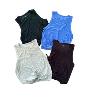 Old Navy Sleeveless Powersoft Knot tank top bundle small